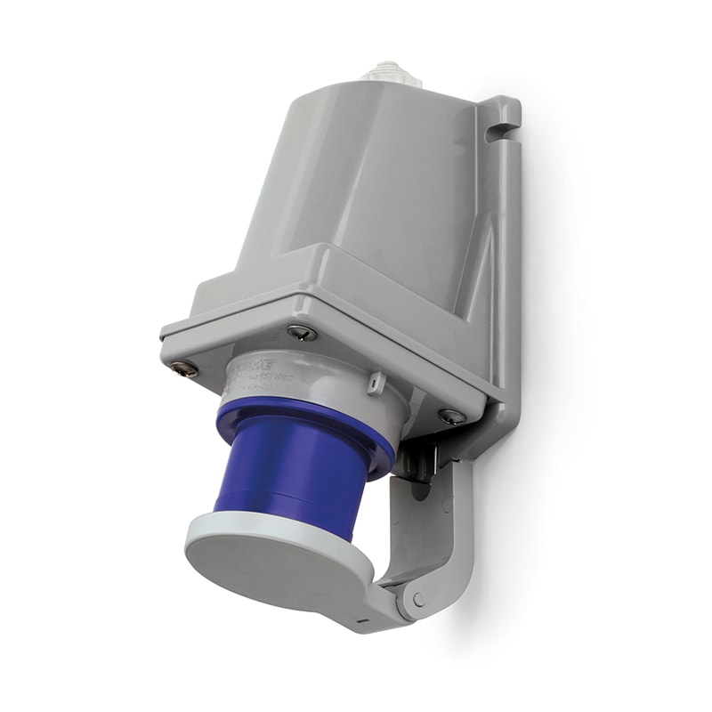 SCAME PARRE - SPINA FISSA 2P+T IP44 16A 6H 250V+COPER.
