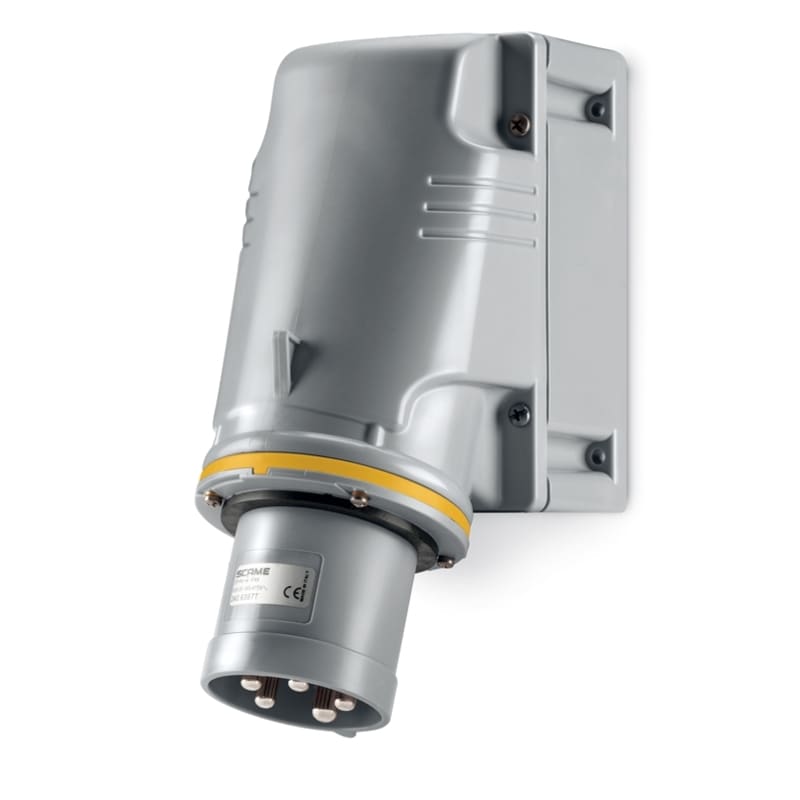 SCAME PARRE - SPINA DA PARETE IP44 3P+T 63A 100-130V