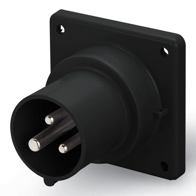 SCAME PARRE - SPINA DA INCASSO 32A 2P+T 6H IP44/IP54