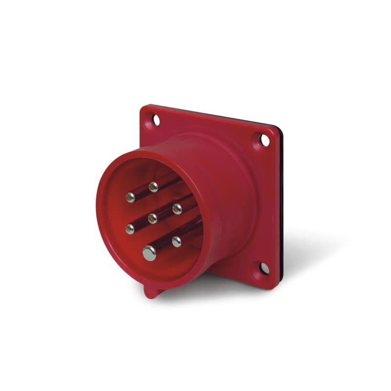 SCAME PARRE - SPINA DA INCASSO 32A 6P+T 6H IP44 243.3297-7