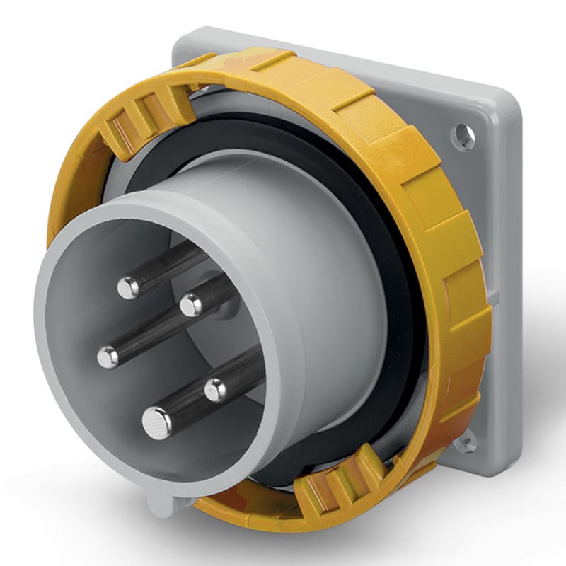 SCAME PARRE - SPINA DA INCASSO 32A 3P+N+T 4H 100-130V