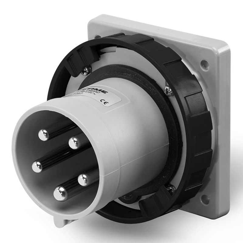 SCAME PARRE - SPINA DA INCASSO 63A 3P+N+T 7H 480-500V