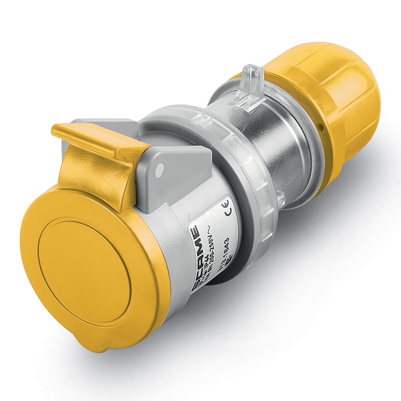 SCAME PARRE - PRESA MOBILE 2P+T IP44 16A 4H 100-130V 313.1640.TR