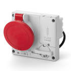 SCAME PARRE - PRESA INC.OMNIA C/FUS.2P+T 16A 9H IP44 401.1678