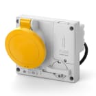 SCAME PARRE - PRESA INC.OMNIA C/FUS.3P+N 16A 4H IP44 401.1679