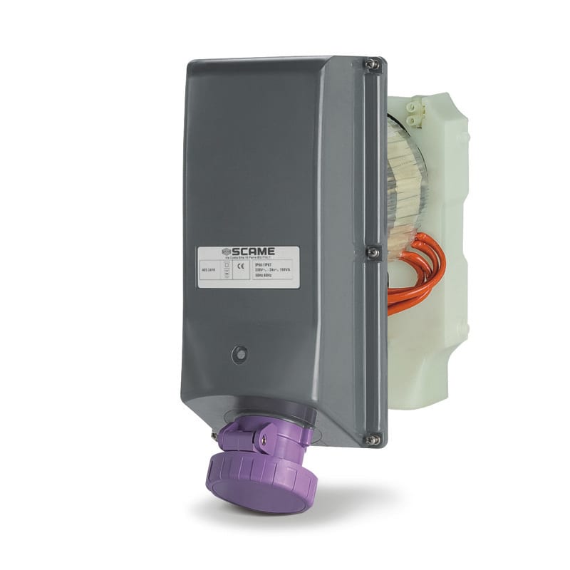 SCAME PARRE - PRESA INTERBL. 2P IP66/IP67 16A 24V CA 403.2416