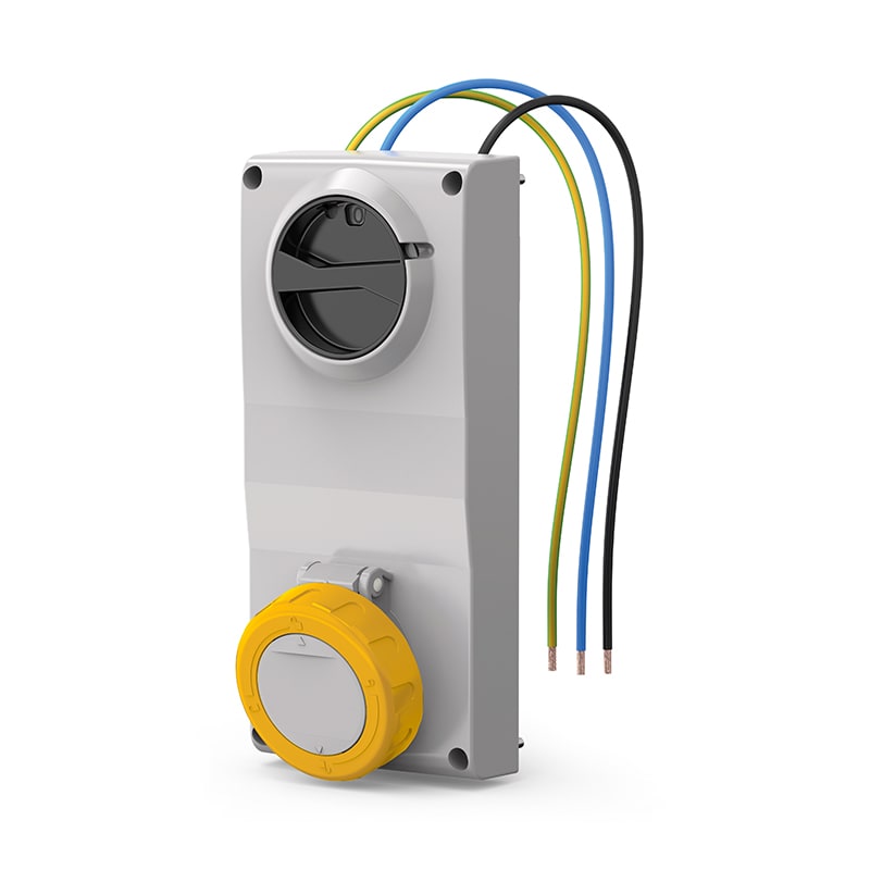 SCAME PARRE - PRESA INCASSO PROXIMA 2P+T 16A  4H 407.1670