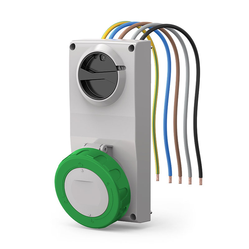 SCAME PARRE - PRESA INCASSO PROXIMA 3P+N 32A 2H
