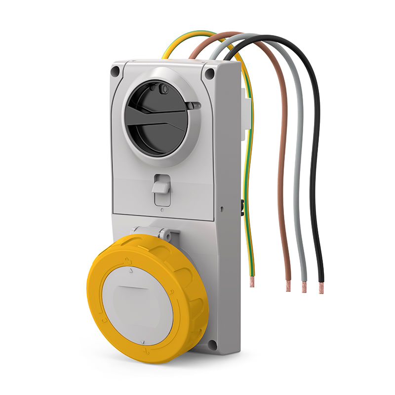 SCAME PARRE - PRESA INCASSO PROXIMA C/FUS.3P+T 16A  4H 408.1672