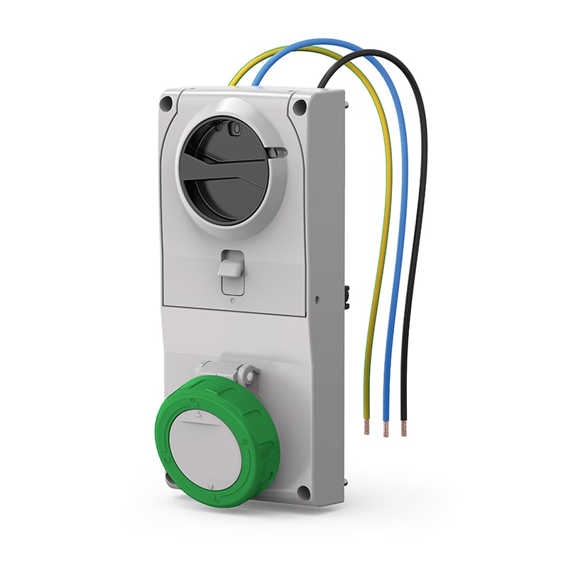 SCAME PARRE - PRESA INCASSO PROXIMA C/FUS.2P+T 32A  2H 408.32832