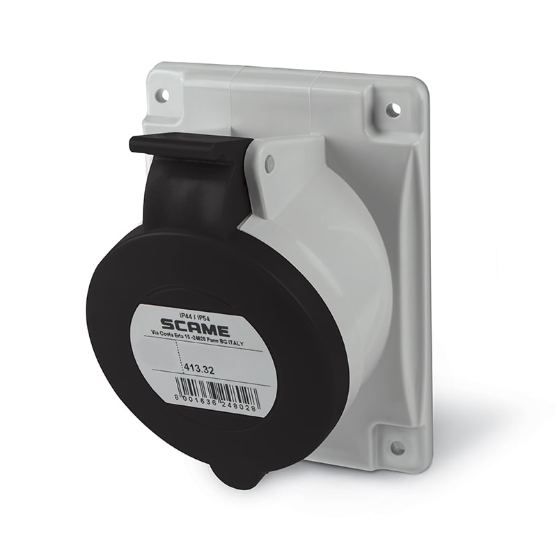 SCAME PARRE - PRESA FISSA 3P+T IP44 32A 5H 600-690V CA 413.32667