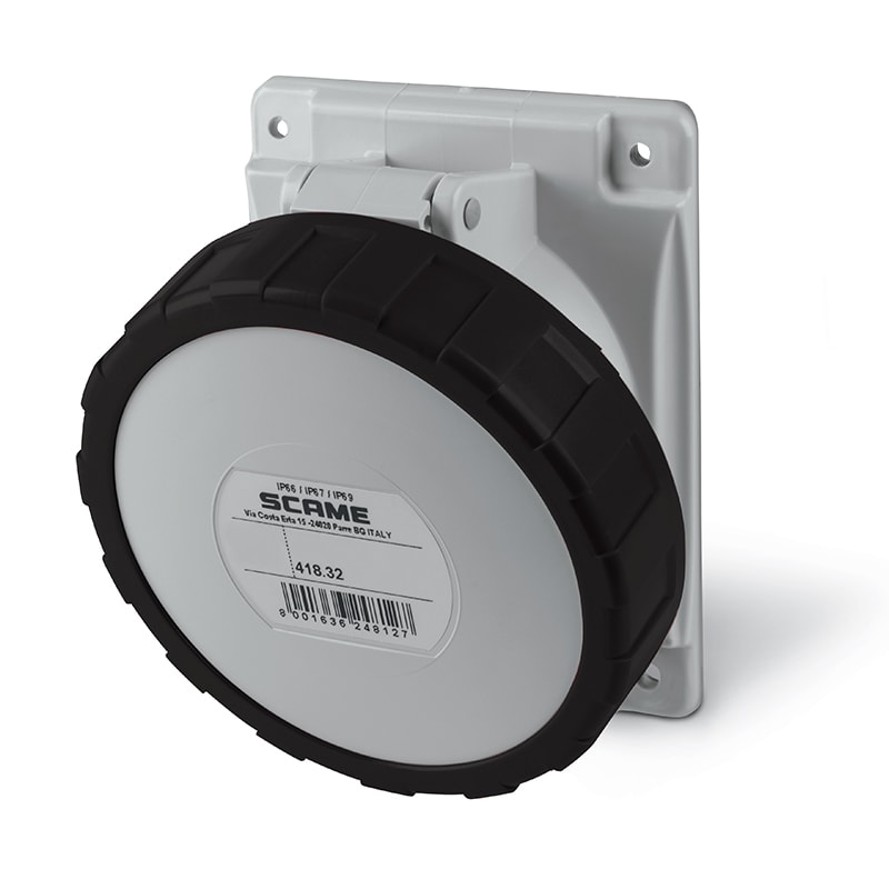 SCAME PARRE - PRESA FISSA 3P+T IP66/IP67 32A 5H 418.32667