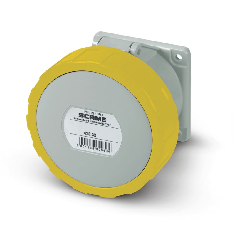 SCAME PARRE - PRESA INCASSO IP66/IP67 2P+T 32A 4H 428.3260F