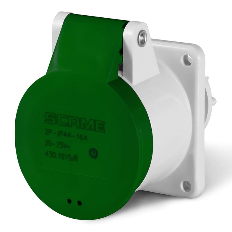 SCAME PARRE - PRESA INCASSO RID.2P 16A <50V 4H IP44