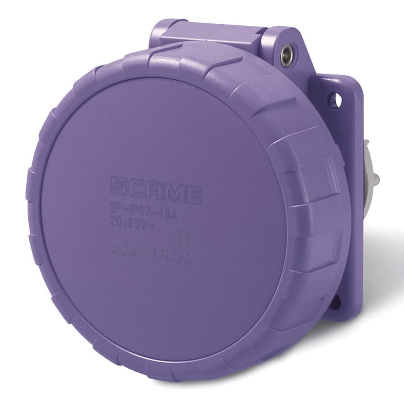 SCAME PARRE - PR.INC.RID<50V 2P 16A 24V IP67