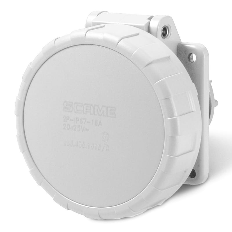 SCAME PARRE - PR.INC.RID<50V 2P 16A 12H IP67
