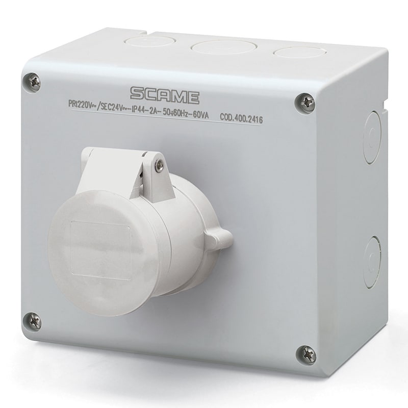 SCAME PARRE - PRESA INTERBL. 32A 2P 12H IP44 40-50V 500.2621