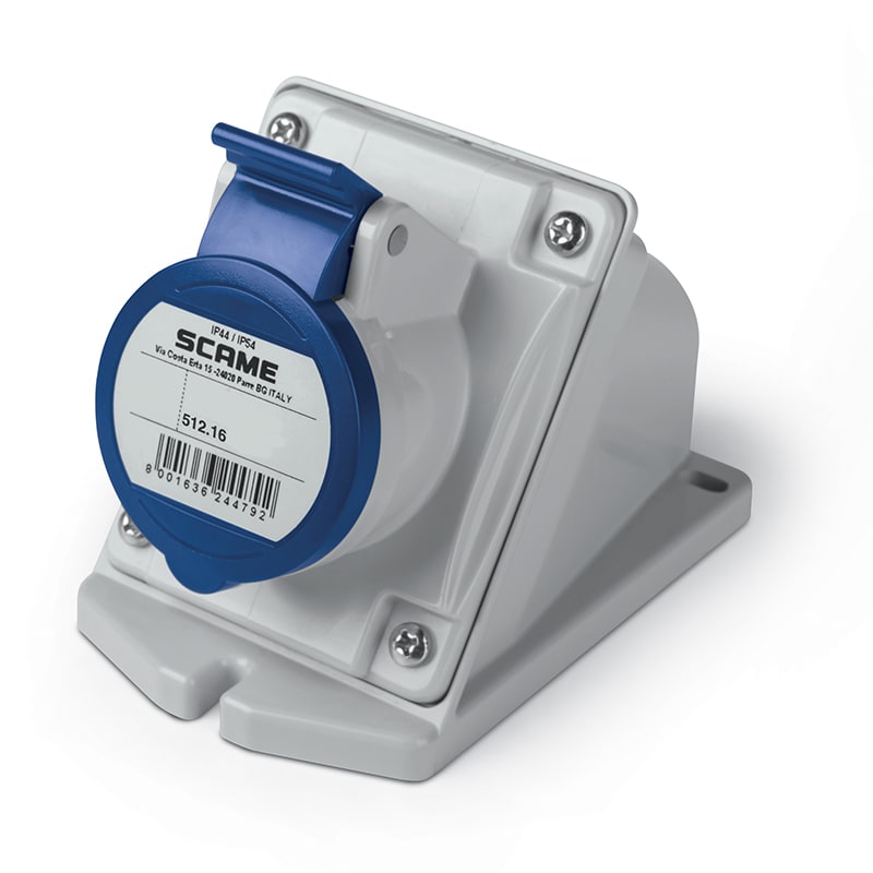 SCAME PARRE - PRESA DA PARETE 16A 3P+T 9H IP44/IP54 512.1654