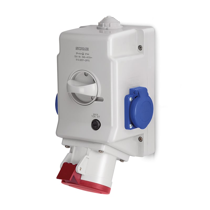 SCAME PARRE - OPTIMA-COMBI C/INT. 0/I 32A 3P+N+T FUSE 513.3257-2DFS