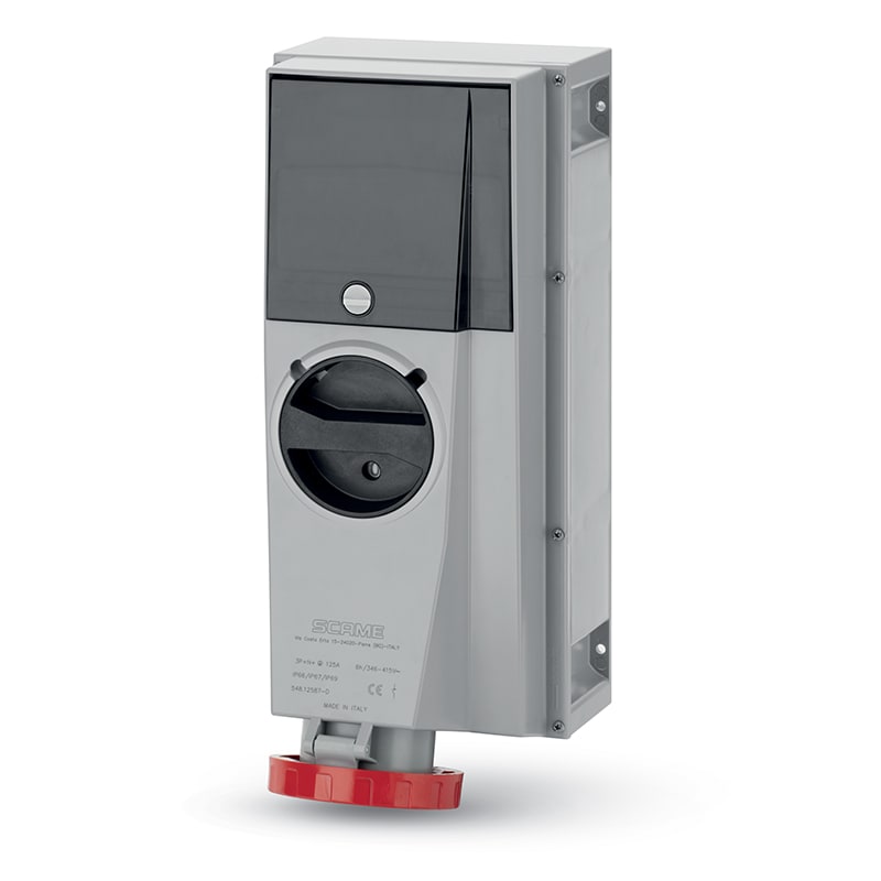 SCAME PARRE - PRESA INTERBL. DIN 2P+T IP67 125A 6H 548.12583-D