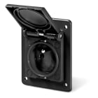 SCAME PARRE - PRESA INCASSO FRANCESE C/SHUTTER E MICRO 570.4091N-SW