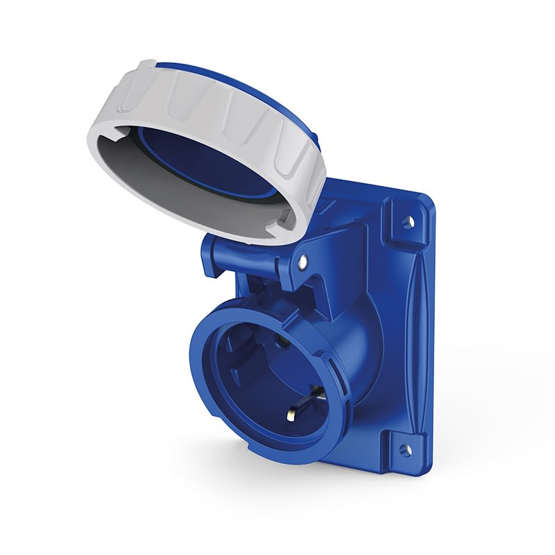 SCAME PARRE - PRESA DA INCASSO 2P+T 16A 70X87MM GERMAN 570.4562