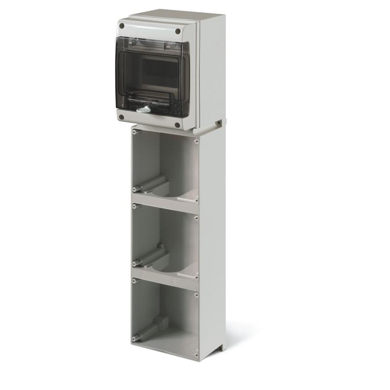 SCAME PARRE - SISTEMA CENTRALINO 6 DIN + 3 PRESE OMNIA 572.0313