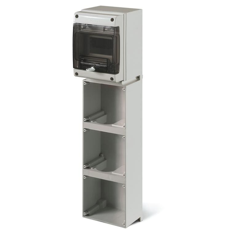 SCAME PARRE - SISTEMA CENTRALINO 6 DIN + 3 PRESE OMNIA