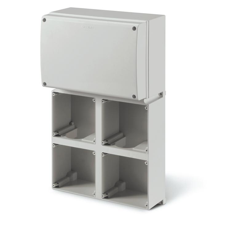 SCAME PARRE - SISTEMA DERIVAZIONE + 4 PRESE OMNIA 572.0316