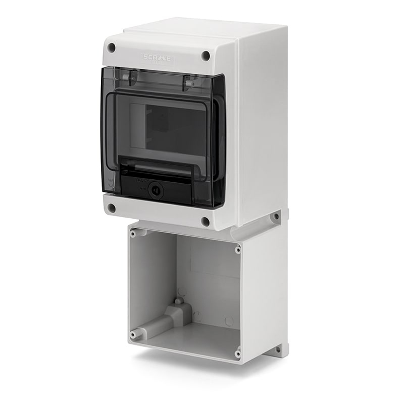 SCAME PARRE - SISTEMA CENTRALINO 6 DIN + 1 PRESA OMNIA 572.0317