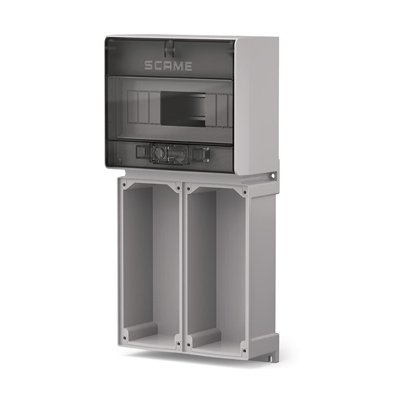 SCAME PARRE - BASE + CENTRALINO X 2 PRESE 16/32A 573.5121