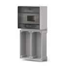 SCAME PARRE - BASE + CENTRALINO X 2 PRESE 16/32A