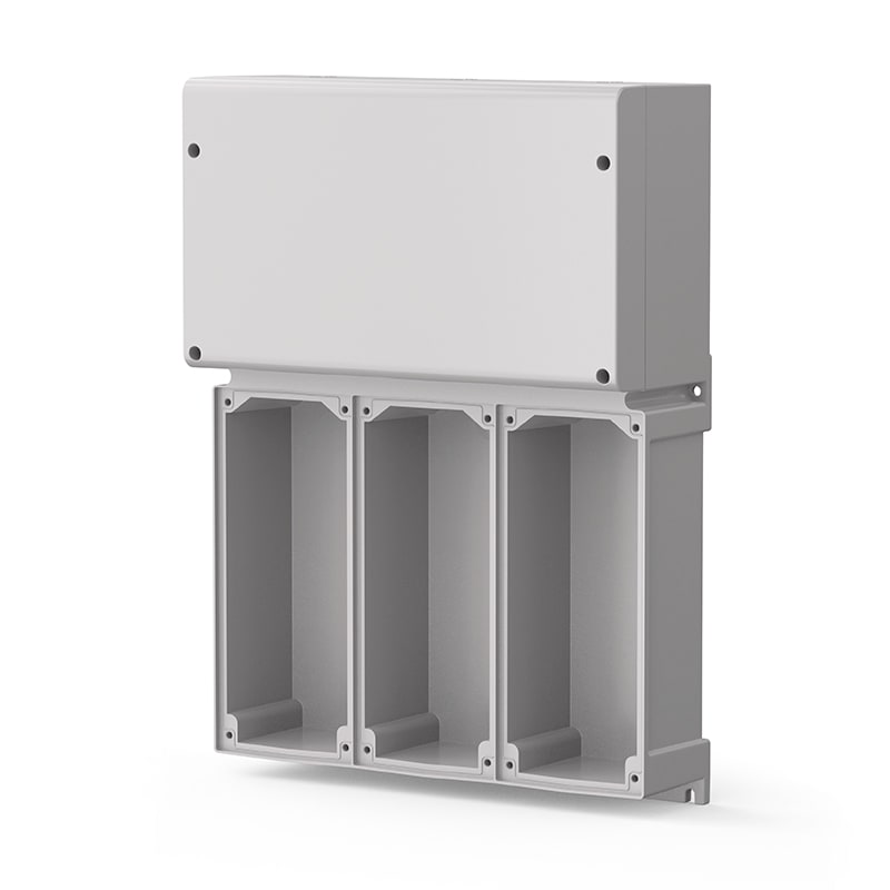 SCAME PARRE - BASE + DERIVAZIONE X 3 PRESE 16/32A