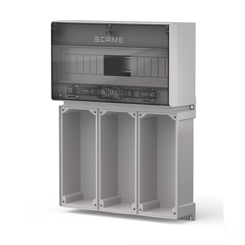 SCAME PARRE - BASE + CENTRALINO X 3 PRESE 16/32A 573.5131