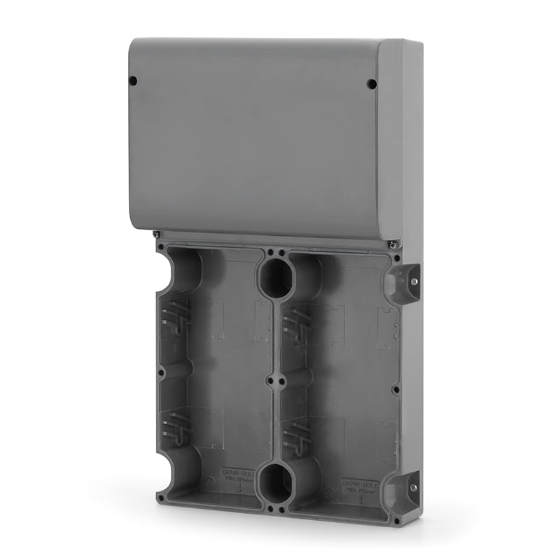 SCAME PARRE - BASE + DERIVAZIONE X 2 PRESE GRP 16/32A
