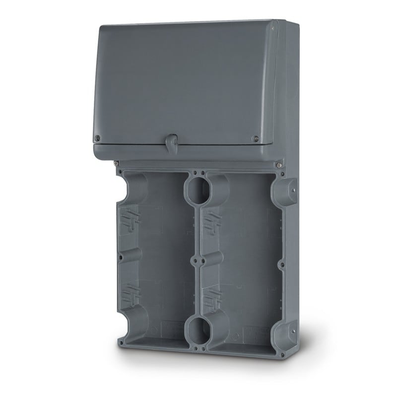 SCAME PARRE - BASE + CENTRALINO X 2 PRESE GRP 16/32A