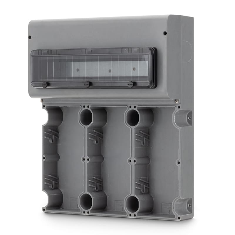 SCAME PARRE - BASE+CENTRALINO TR. X 3 PRESE GRP 16/32A 579.5132.D