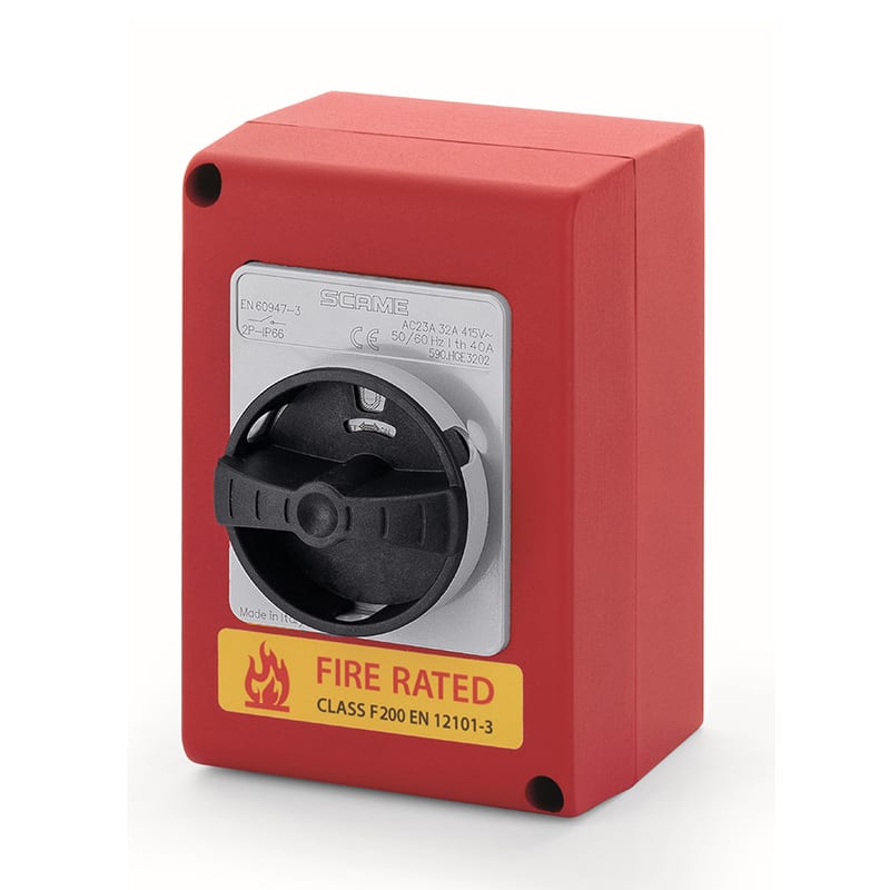 SCAME PARRE - INT. DI MANOVRA/SEZ. 20A 3P IP66 590.F2GE2003