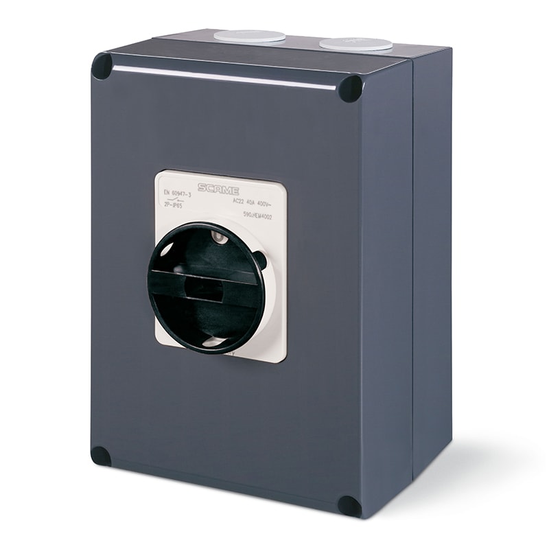 SCAME PARRE - INT. DI MANOVRA/SEZ. 32A 2P IP66 590.HGE3202.W