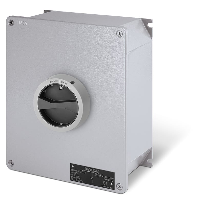 SCAME PARRE - INT. DI MANOVRA/SEZ. 63A 6P IP65 590.HGE6306