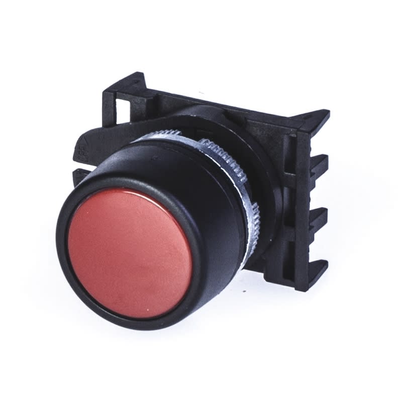 SCAME PARRE - PULSANTE RASATO ROSSO 590.PPRN1