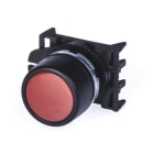 SCAME PARRE - PULSANTE RASATO ROSSO 590.PPRN1