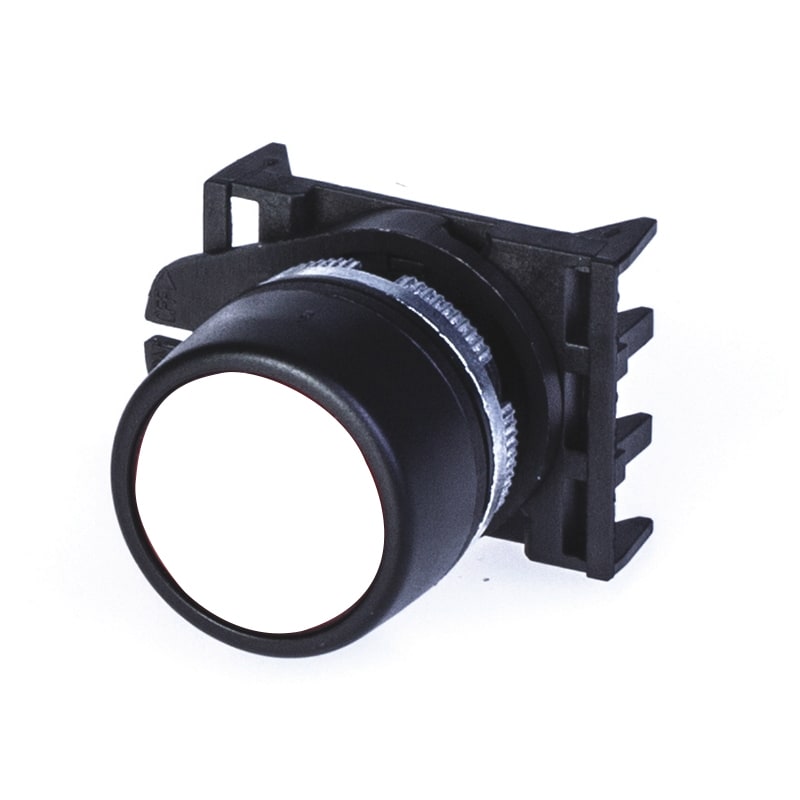 SCAME PARRE - PULSANTE RASATO BIANCO 590.PPRN5