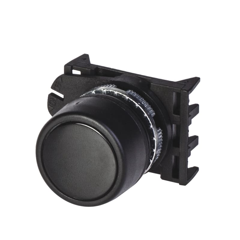 SCAME PARRE - PULSANTE RASATO NERO 590.PPRN8