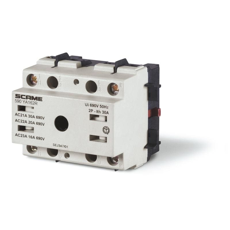 SCAME PARRE - FRUTTO INTERRUTTORE 32A 3P RETROQ. (SX) 590.YA323R