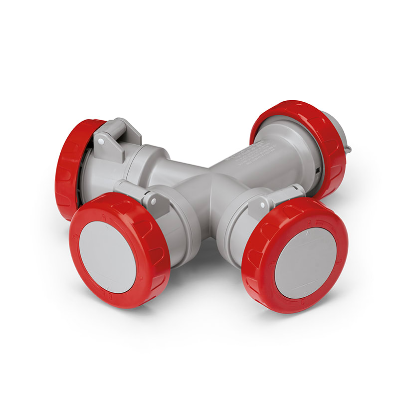 SCAME PARRE - ADATTATORE 3X3P+T 380V 16A IP67 600.3505-063