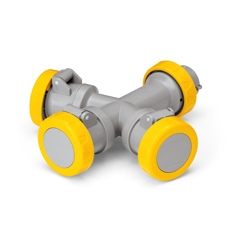 SCAME PARRE - ADATTATORE 3X2P+T 110V 32A IP67 600.3505-482