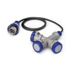SCAME PARRE - ADATTATORE 3X2P+T 220V 16A IP67 CAVO 10M