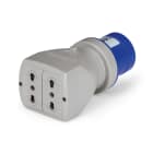 SCAME PARRE - ADATT.IEC309-DOMESTICO ITALIANA BIVAL. 610.370