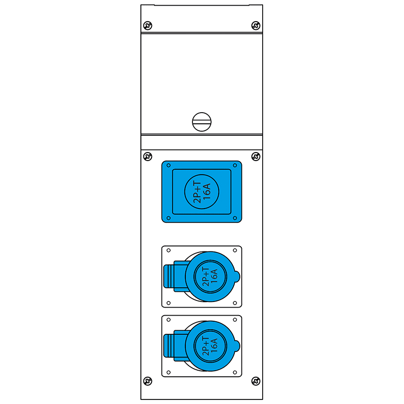 SCAME PARRE - QUADRO DISTR. PORTATILE BLOCK3 630.3000-054